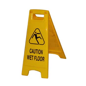 Wet Floor Board Yellow