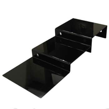 Acrylic 3 Step Riser Black