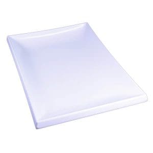 Melamine Asian Platter White - 395x260mm