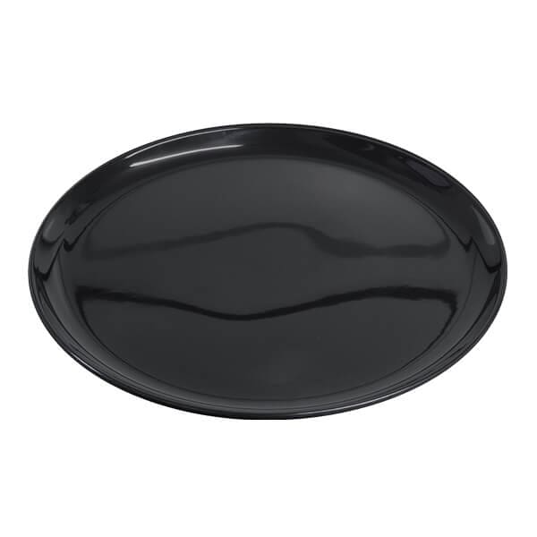 Melamine Round Platter Black - 330mm