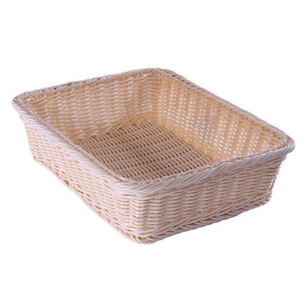 Poly Wicker Basket Small