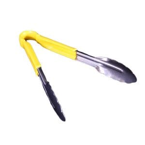 Stainless Steel Tongs 230mm (Yellow)