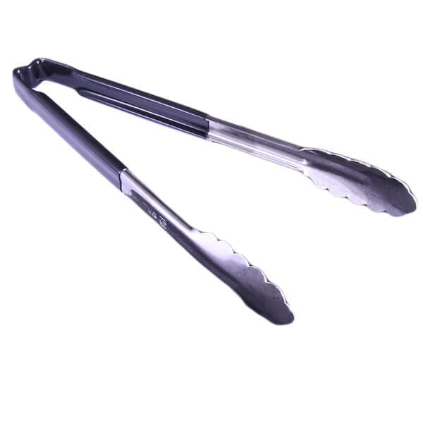 Stainless Steel Tongs 305mm (Black)