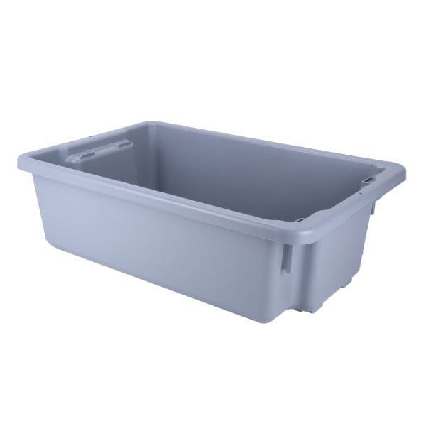 18132020000 stack and nest crate 32l grey ap7
