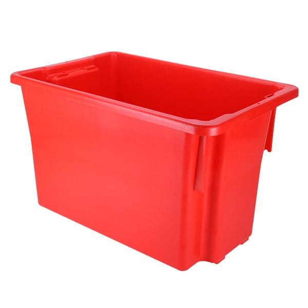18133050000 stack and nest crate 68l ap15 red