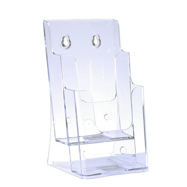 Brochure Holder 2 Tier DL Portrait Free Standing