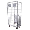 Cage Trolley 2-Sided with Shelf