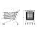 Shopping Trolley Euro 150L