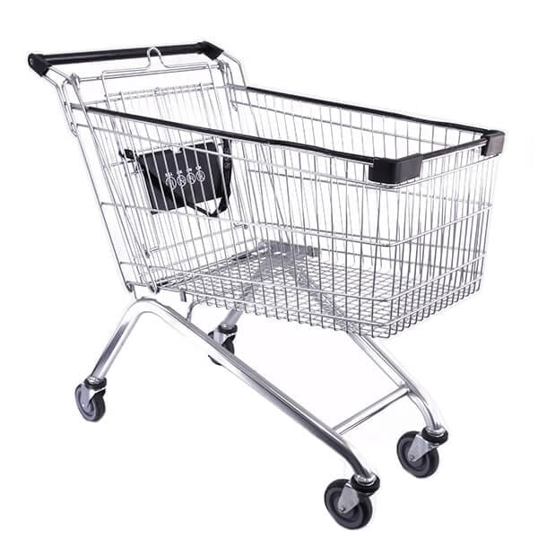 Shopping Trolley Euro 150L W Black Trim