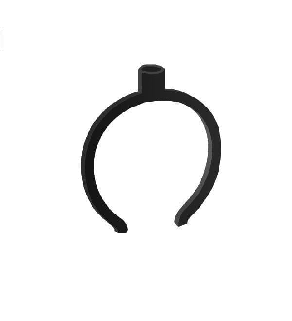 CIRCULAR CLIP BLACK 45mm