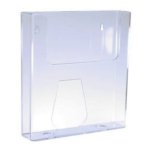 Wall Mount Brochure Holder A4 Portrait (Economy)